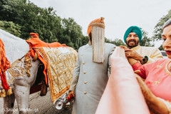 Capture of the Raja and family during the baraat Capture of the Raja and family during the baraat