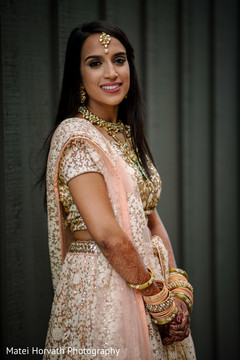 Charming indian bridal portrait. Charming indian bridal portrait.
