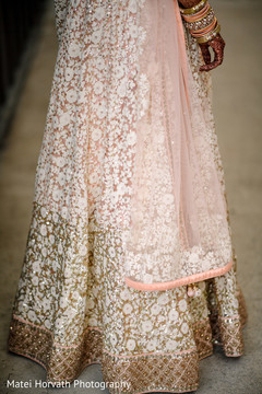 Wonderful Indian bridal lehenga decoration. Wonderful Indian bridal lehenga decoration.