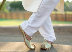 Details of the Indian groom's weeding shoes Details of the Indian groom's weeding shoes