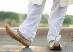 Different view of the Indian groom's shoes Different view of the Indian groom's shoes