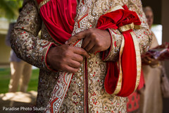 Charming indian groom's ceremony outfit. Charming indian groom's ceremony outfit.