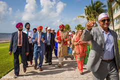 Indian groom on a baraat pre-wedding procession. Indian groom on a baraat pre-wedding procession.