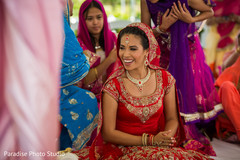 Enchanting indian bride at her wedding ceremony. Enchanting indian bride at her wedding ceremony.