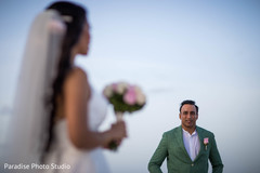 Indian groom meeting bride capture. Indian groom meeting bride capture.