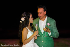 Indian lovebirds toasting capture. Indian lovebirds toasting capture.