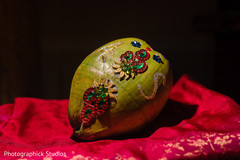 Indian wedding ceremonial coconut. Indian wedding ceremonial coconut.