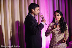Romantic Indian couple cheers. Romantic Indian couple cheers.
