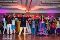 Maharani, Indian groom and guests having fun dancing Maharani, Indian groom and guests having fun dancing