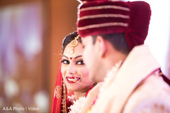 Lovely maharani looking at the groom Lovely maharani looking at the groom