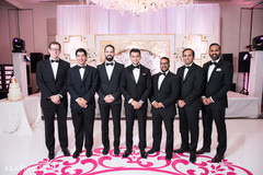 Indian groom with groomsmen Indian groom with groomsmen