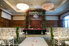 Overview of the Indian weddind venue decor Overview of the Indian weddind venue decor