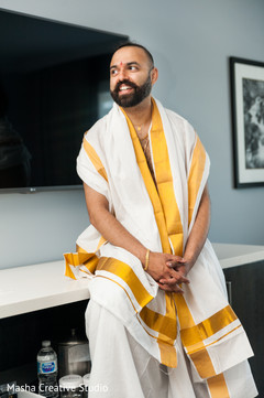 Joyful indian groom Joyful indian groom