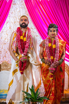 Sweet indian couple at their wedding ceremony. Sweet indian couple at their wedding ceremony.