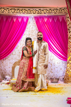 Maharani and Raja wedding portrait. Maharani and Raja wedding portrait.