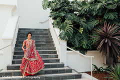 Indian bride on her way to meet groom. Indian bride on her way to meet groom.