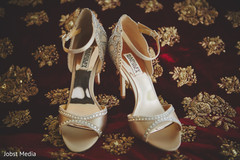 Marvelous Indian bridal ceremony shoes. Marvelous Indian bridal ceremony shoes.