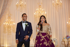 Lovely indian bride wedding speech scene. Lovely indian bride wedding speech scene.