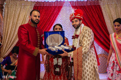Maharani and Raja during the ceremony Maharani and Raja during the ceremony