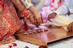 Detail of one of the Indian wedding rituals Detail of one of the Indian wedding rituals