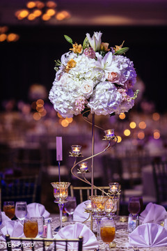 Beautiful flower arrangement on the tables Beautiful flower arrangement on the tables
