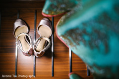 Detail of the shoes used by the maharani Detail of the shoes used by the maharani