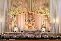 Astonishing Indian wedding reception stage decor. Astonishing Indian wedding reception stage decor.