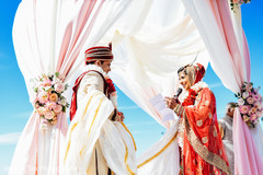 Adorable Indian bride and groom. Adorable Indian bride and groom.