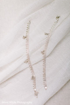 Stunning Indian bridals silver anklets. Stunning Indian bridals silver anklets.