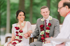 Sweet indian bride looking at groom capture. Sweet indian bride looking at groom capture.