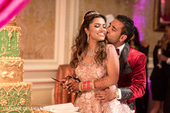 Sweet cake cutting moment between indian couple Sweet cake cutting moment between indian couple