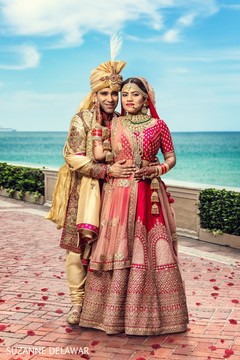 Maharani and Maharajah wedding portrait. Maharani and Maharajah wedding portrait.