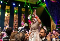 Maharani being lifted while dancing Maharani being lifted while dancing