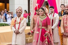 Indian bride making her entrance Indian bride making her entrance