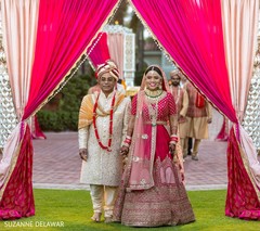 Indian bride about to walk down the aisle Indian bride about to walk down the aisle