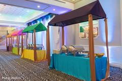 Catering section of the Indian wedding venue Catering section of the Indian wedding venue