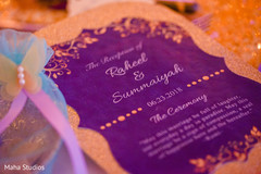 Beautiful invitation close up shot Beautiful invitation close up shot