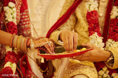 Sweet indian couple at their wedding ceremony. Sweet indian couple at their wedding ceremony.