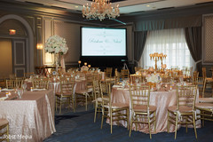 Romantic indian wedding reception set up Romantic indian wedding reception set up