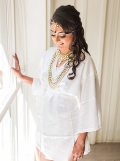 Beautiful Indian bride getting ready. Beautiful Indian bride getting ready.