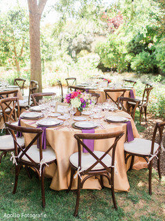 Beautiful table decor at the Indian wedding reception Beautiful table decor at the Indian wedding reception