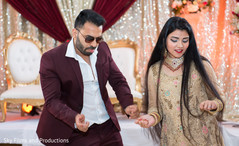 Indian wedding guests dancing Indian wedding guests dancing