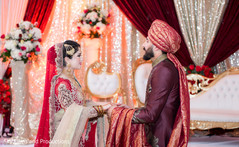 Adorable indian lovebirds before their first dance Adorable indian lovebirds before their first dance