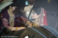 Indian bride ready to leave after wedding ceremony Indian bride ready to leave after wedding ceremony