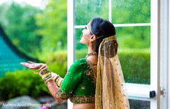 Indian bride's wedding lengha details Indian bride's wedding lengha details