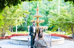 Beautiful capture of the joyful Indian couple Beautiful capture of the joyful Indian couple