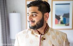 Indian groom getting ready capture Indian groom getting ready capture