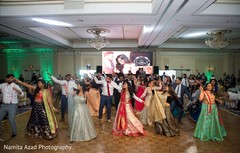 Fun choreography at the Indian wedding reception Fun choreography at the Indian wedding reception