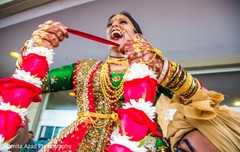 Cheerful maharani being lifted by guests Cheerful maharani being lifted by guests