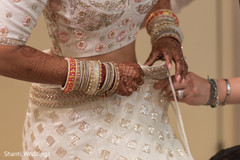 Maharani preparing for the Indian wedding ceremony Maharani preparing for the Indian wedding ceremony